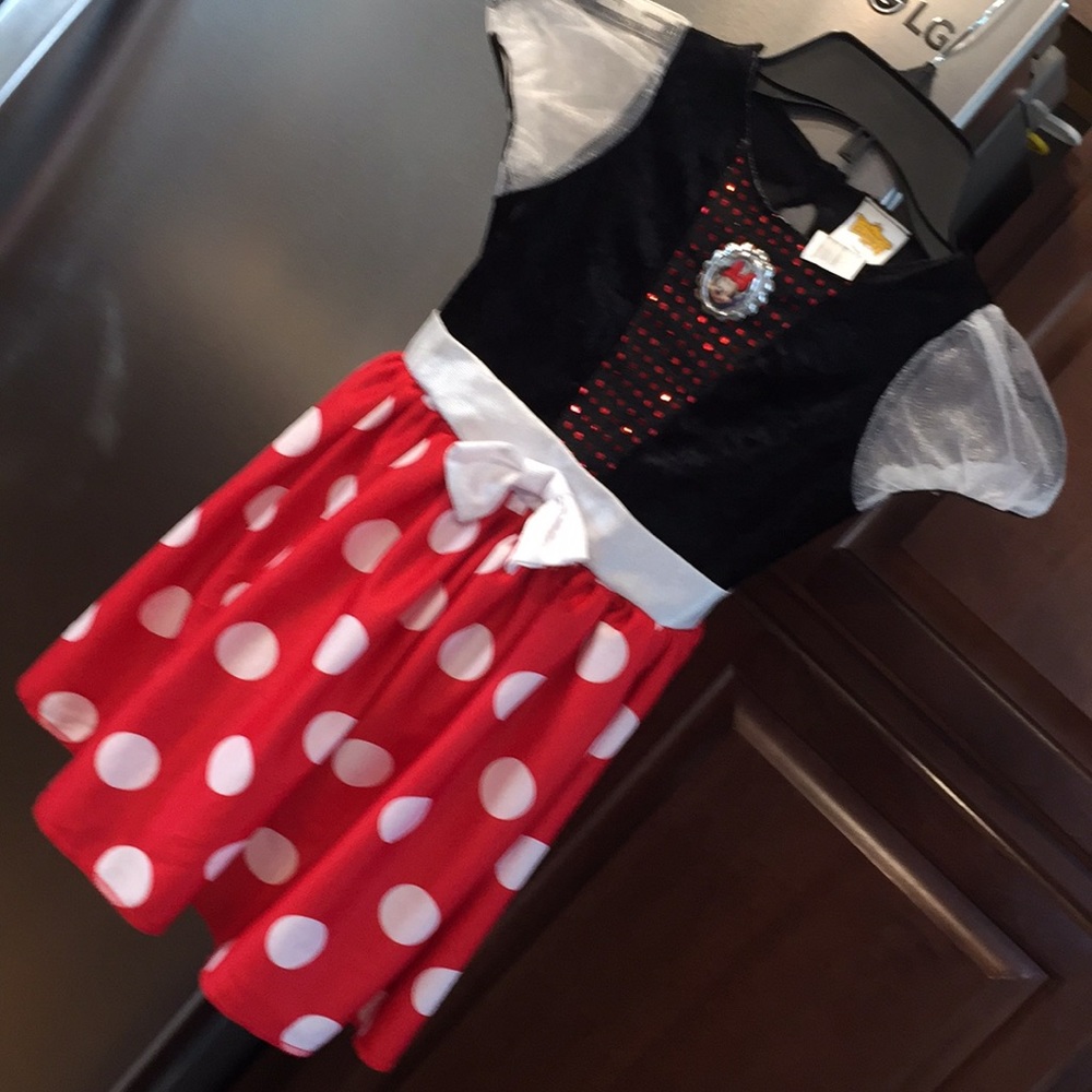 Disney classic mini mouse dress 4-6x